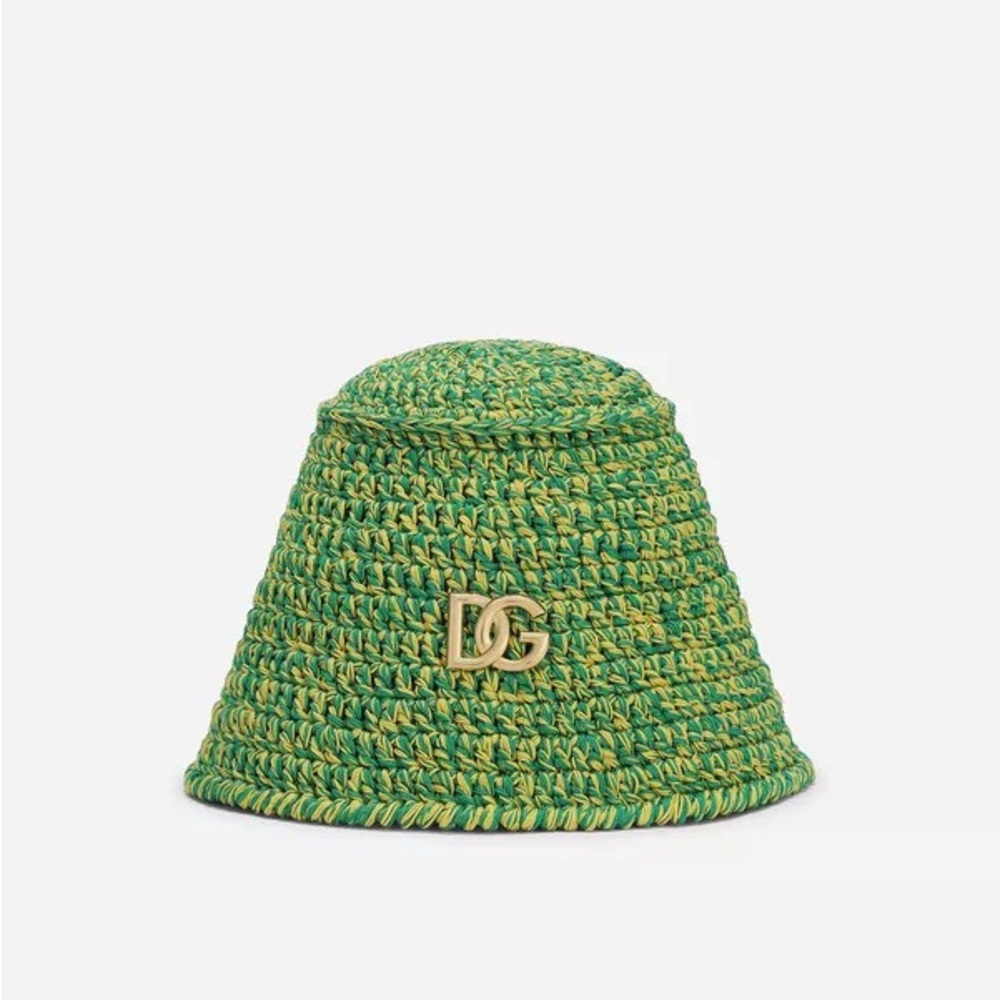 Dolce & Gabbana
Crochet Bucket Hat With DG Logo